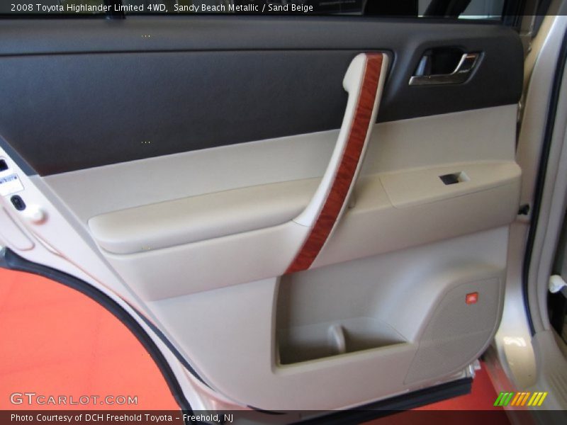 Sandy Beach Metallic / Sand Beige 2008 Toyota Highlander Limited 4WD