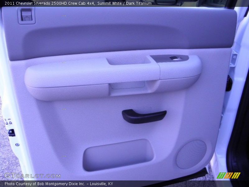 Summit White / Dark Titanium 2011 Chevrolet Silverado 2500HD Crew Cab 4x4