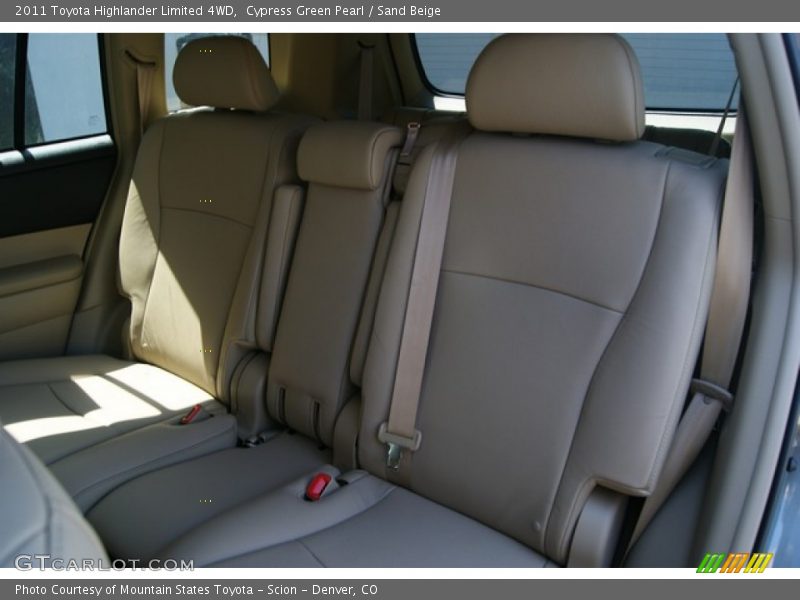 Cypress Green Pearl / Sand Beige 2011 Toyota Highlander Limited 4WD