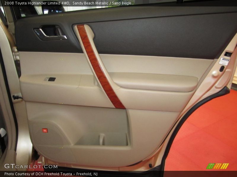 Sandy Beach Metallic / Sand Beige 2008 Toyota Highlander Limited 4WD