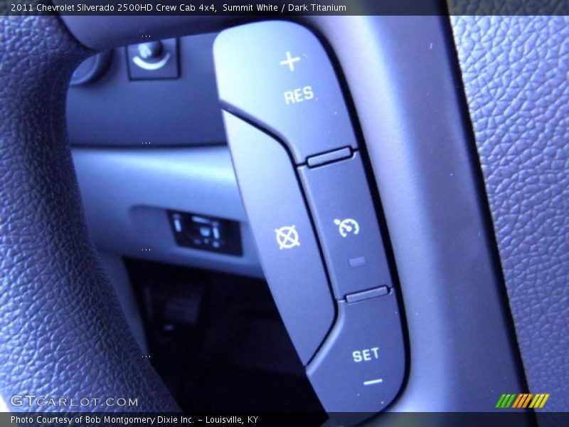 Summit White / Dark Titanium 2011 Chevrolet Silverado 2500HD Crew Cab 4x4