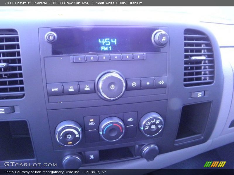 Summit White / Dark Titanium 2011 Chevrolet Silverado 2500HD Crew Cab 4x4