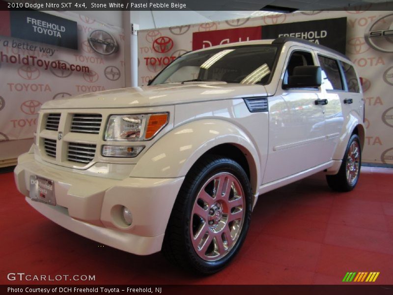 Stone White / Pastel Pebble Beige 2010 Dodge Nitro SXT 4x4