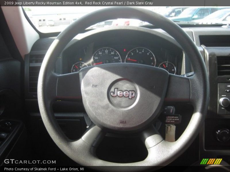 Red Rock Crystal Pearl / Dark Slate Gray 2009 Jeep Liberty Rocky Mountain Edition 4x4