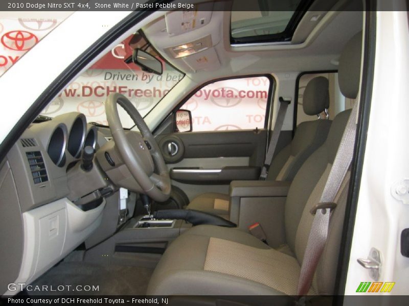 Stone White / Pastel Pebble Beige 2010 Dodge Nitro SXT 4x4