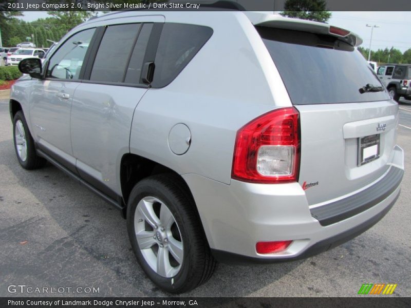 Bright Silver Metallic / Dark Slate Gray 2011 Jeep Compass 2.0