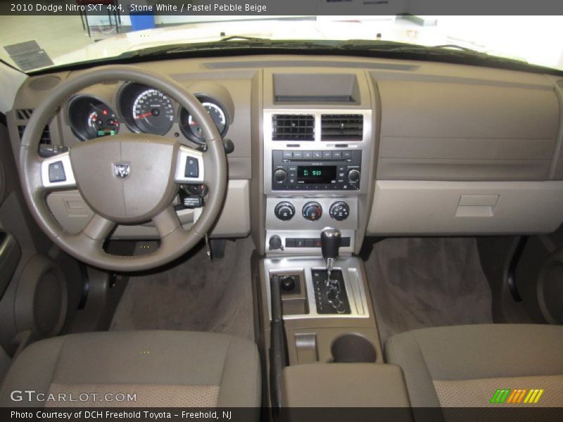 Stone White / Pastel Pebble Beige 2010 Dodge Nitro SXT 4x4