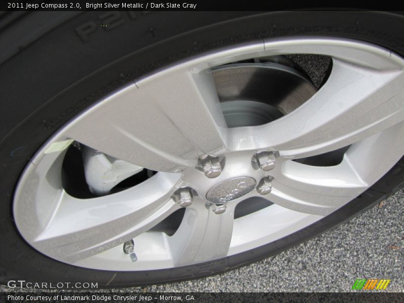 Bright Silver Metallic / Dark Slate Gray 2011 Jeep Compass 2.0