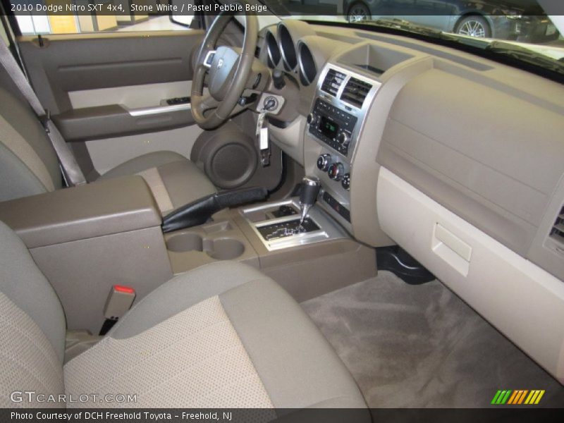 Stone White / Pastel Pebble Beige 2010 Dodge Nitro SXT 4x4