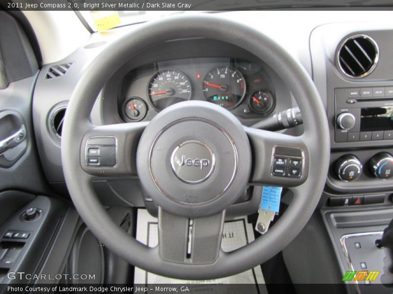 Bright Silver Metallic / Dark Slate Gray 2011 Jeep Compass 2.0