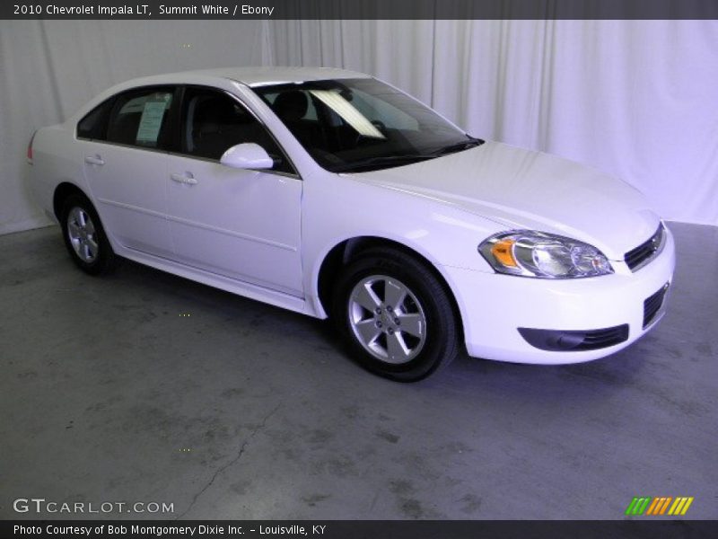 Summit White / Ebony 2010 Chevrolet Impala LT