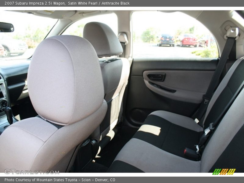 Satin White Pearl / Anthracite Black 2007 Subaru Impreza 2.5i Wagon