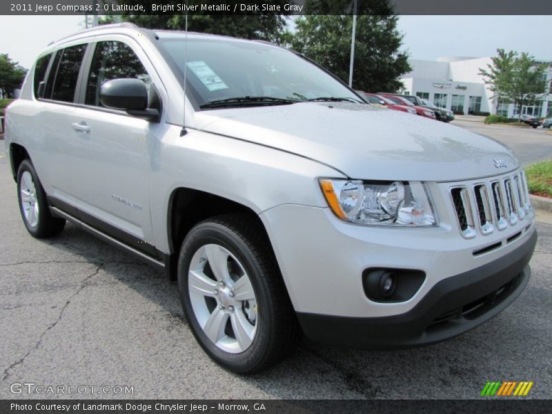 Bright Silver Metallic / Dark Slate Gray 2011 Jeep Compass 2.0 Latitude