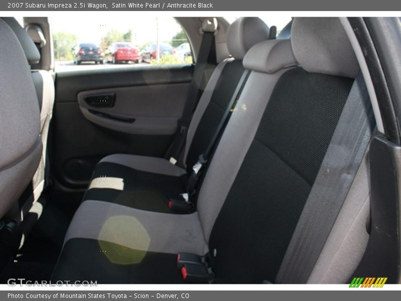 Satin White Pearl / Anthracite Black 2007 Subaru Impreza 2.5i Wagon