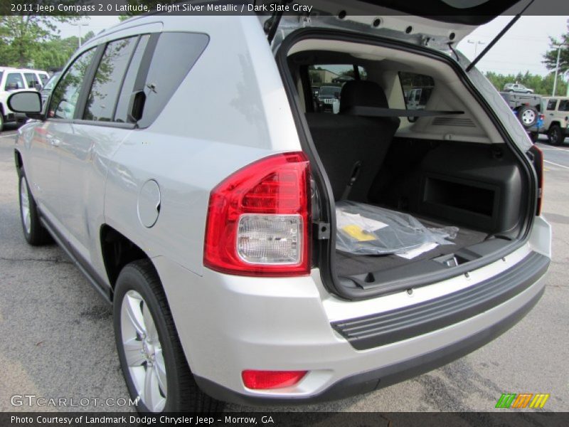 Bright Silver Metallic / Dark Slate Gray 2011 Jeep Compass 2.0 Latitude