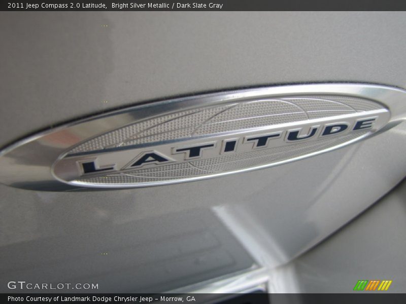 Bright Silver Metallic / Dark Slate Gray 2011 Jeep Compass 2.0 Latitude