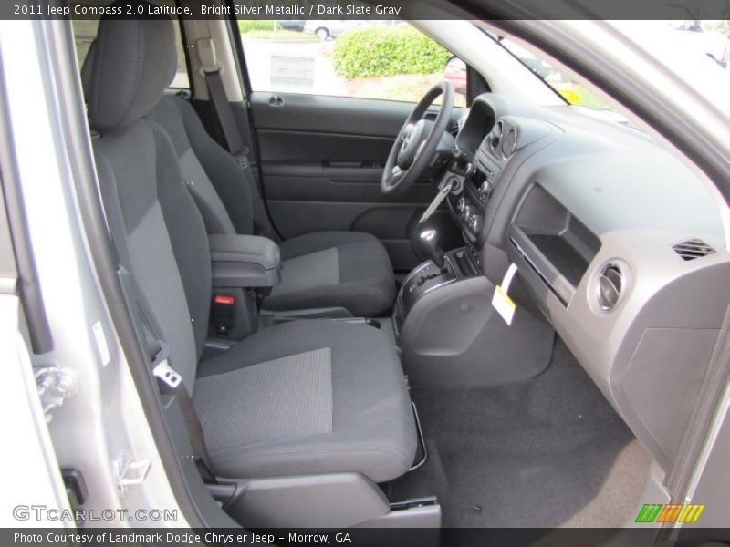 Bright Silver Metallic / Dark Slate Gray 2011 Jeep Compass 2.0 Latitude