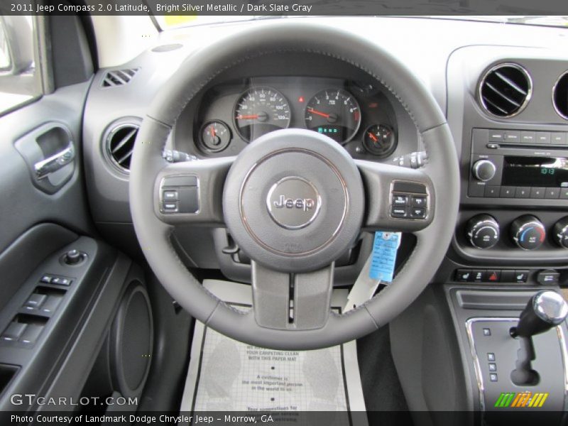 Bright Silver Metallic / Dark Slate Gray 2011 Jeep Compass 2.0 Latitude