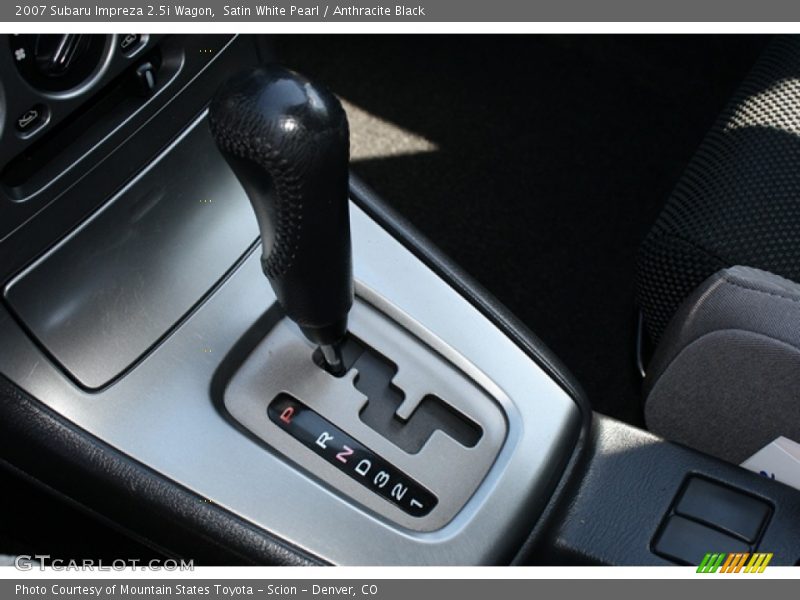 Satin White Pearl / Anthracite Black 2007 Subaru Impreza 2.5i Wagon