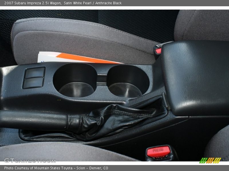 Satin White Pearl / Anthracite Black 2007 Subaru Impreza 2.5i Wagon
