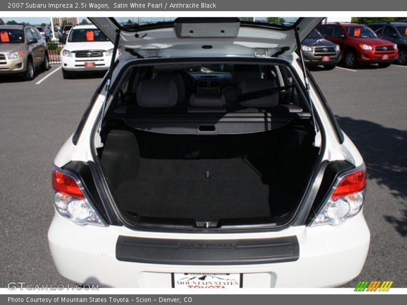 Satin White Pearl / Anthracite Black 2007 Subaru Impreza 2.5i Wagon