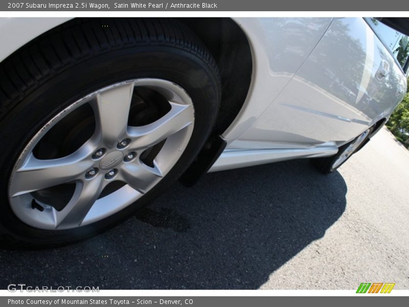 Satin White Pearl / Anthracite Black 2007 Subaru Impreza 2.5i Wagon