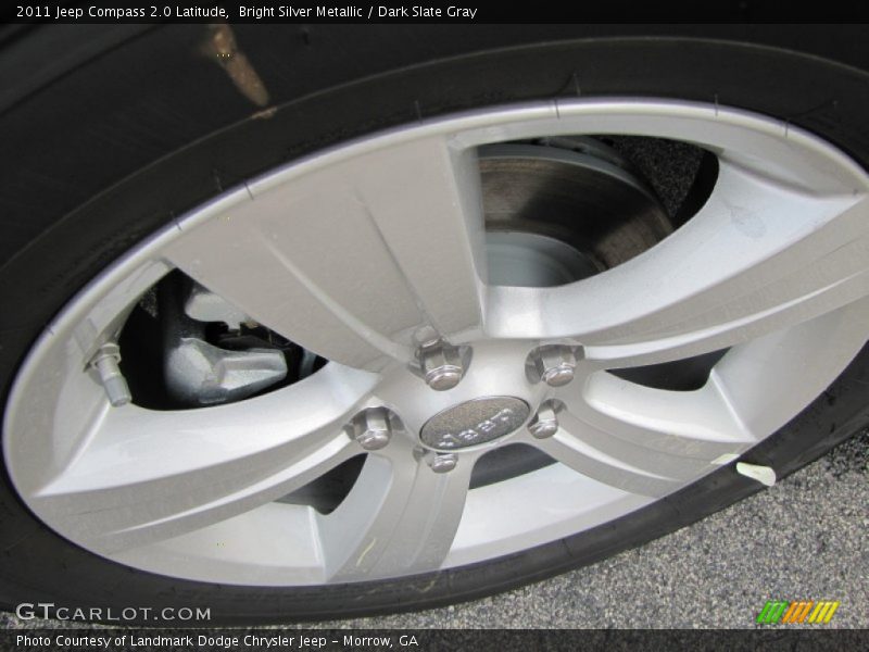 Bright Silver Metallic / Dark Slate Gray 2011 Jeep Compass 2.0 Latitude