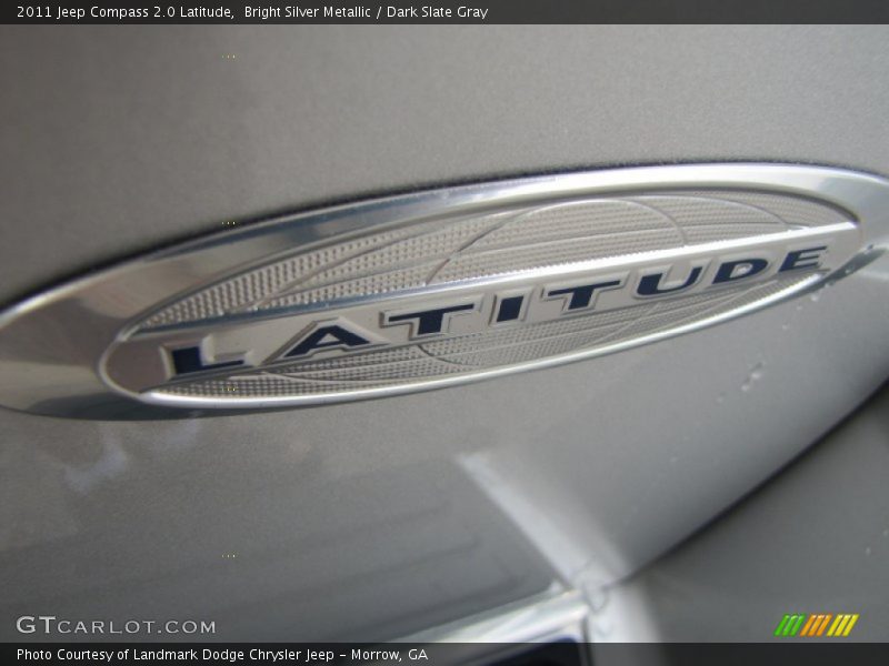Bright Silver Metallic / Dark Slate Gray 2011 Jeep Compass 2.0 Latitude
