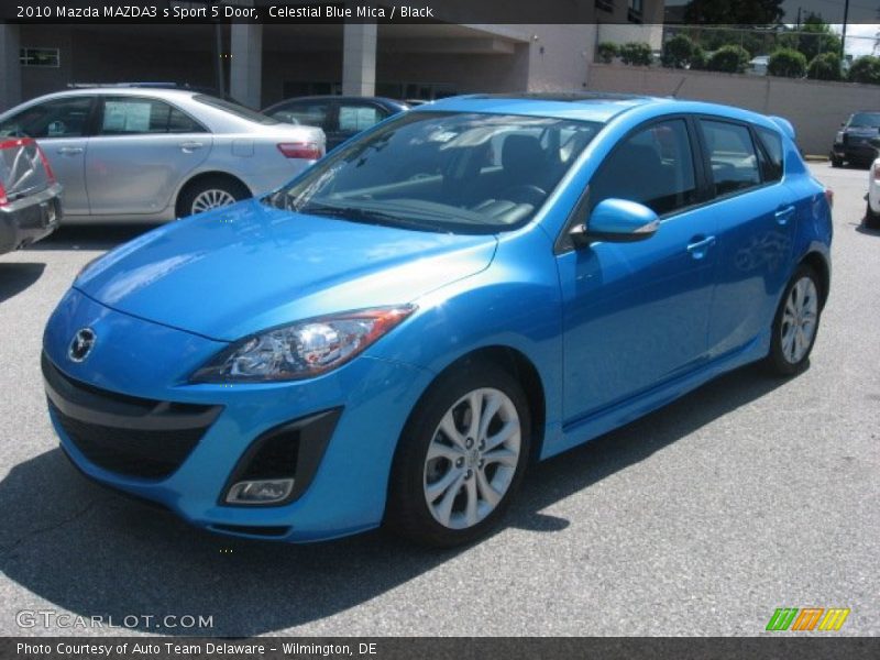 Celestial Blue Mica / Black 2010 Mazda MAZDA3 s Sport 5 Door