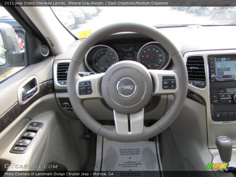 Mineral Gray Metallic / Dark Graystone/Medium Graystone 2011 Jeep Grand Cherokee Laredo