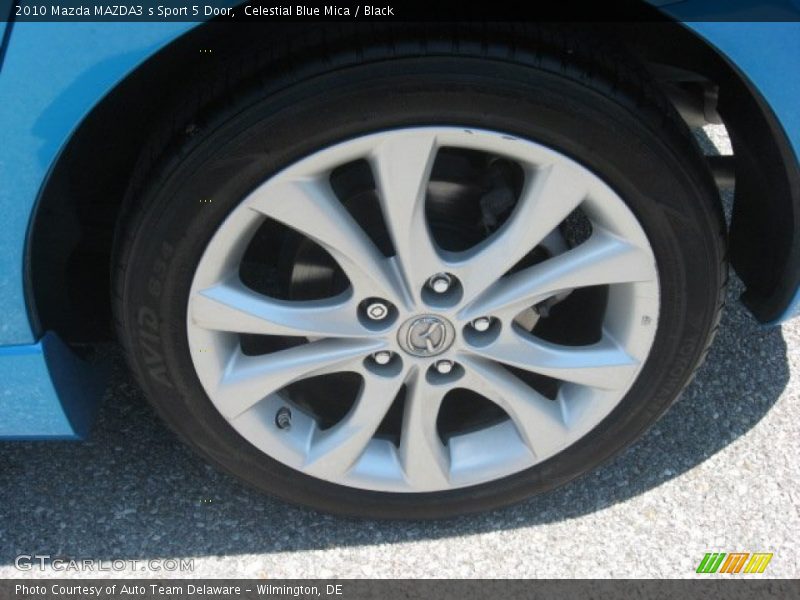 Celestial Blue Mica / Black 2010 Mazda MAZDA3 s Sport 5 Door