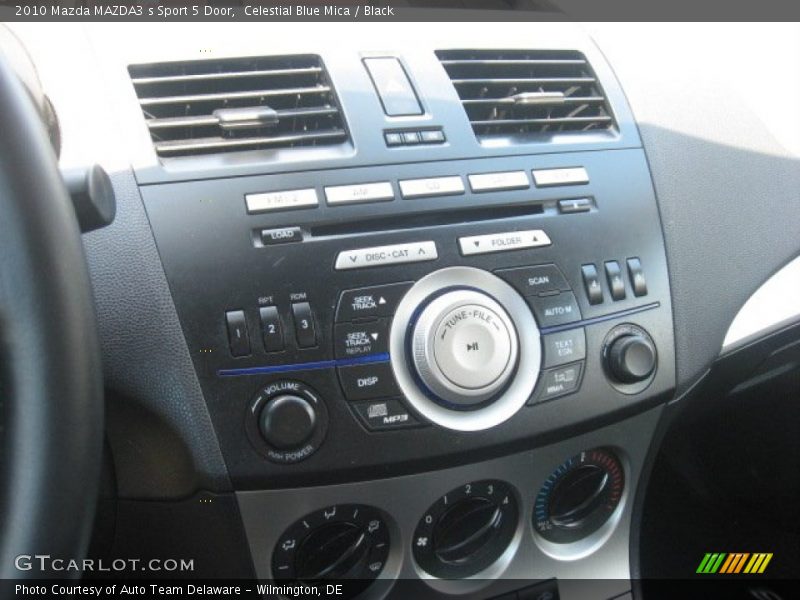 Celestial Blue Mica / Black 2010 Mazda MAZDA3 s Sport 5 Door