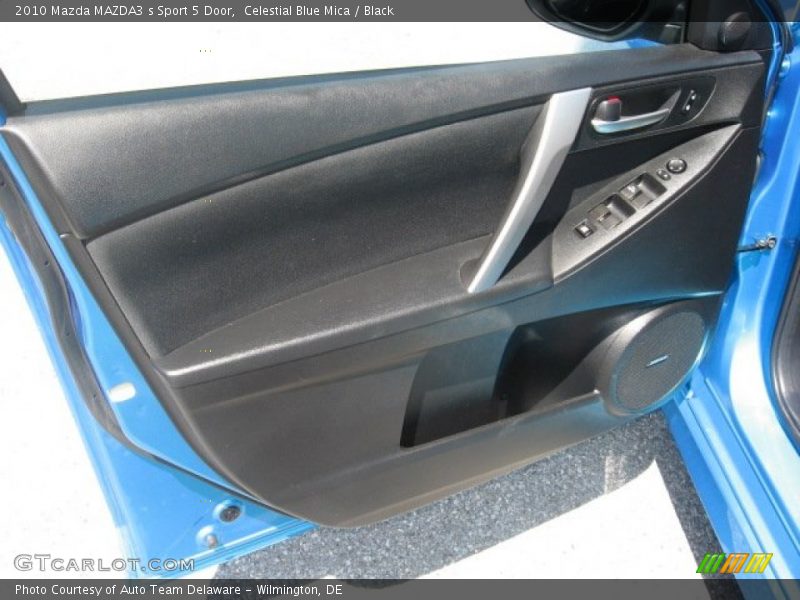 Celestial Blue Mica / Black 2010 Mazda MAZDA3 s Sport 5 Door