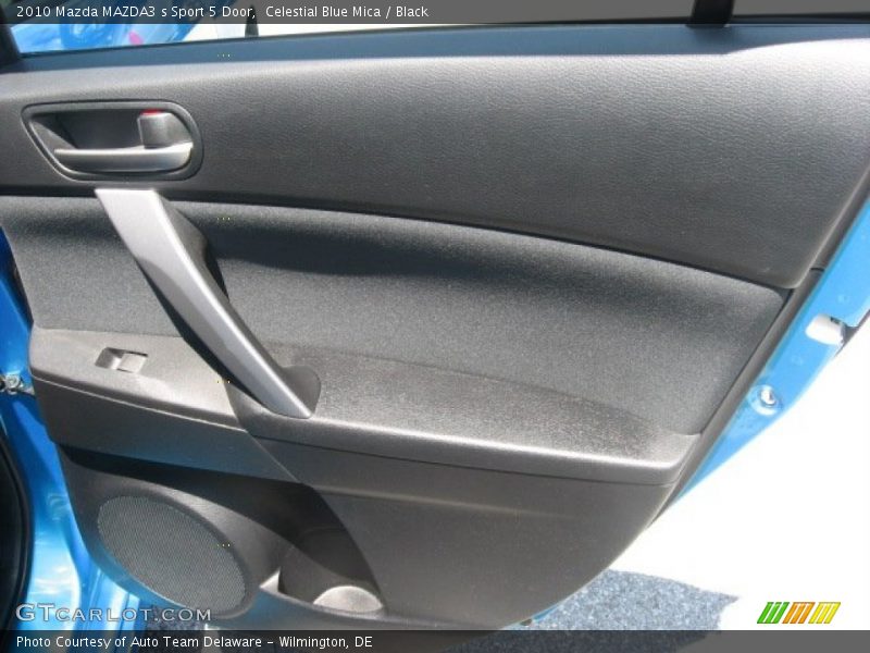 Celestial Blue Mica / Black 2010 Mazda MAZDA3 s Sport 5 Door