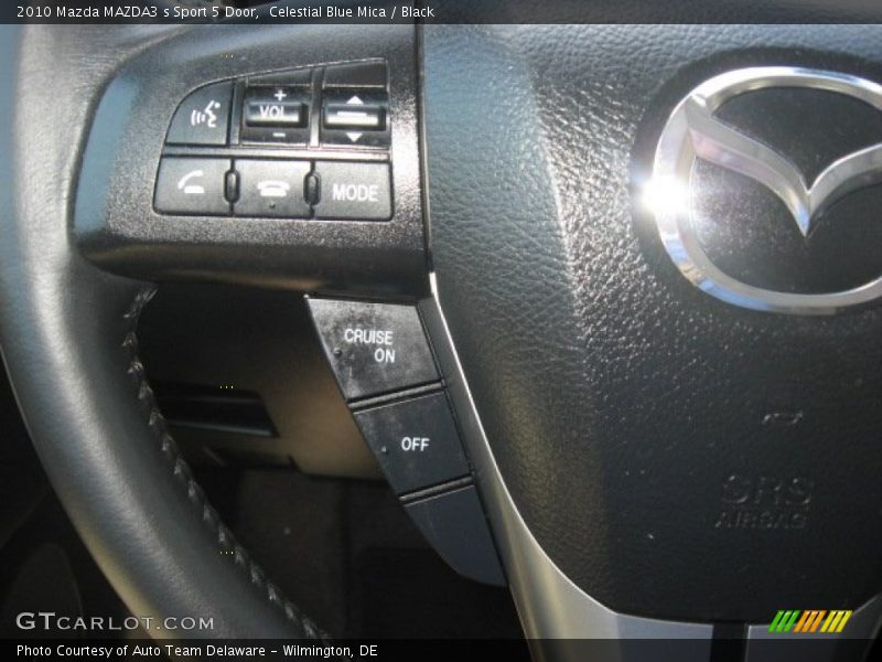 Celestial Blue Mica / Black 2010 Mazda MAZDA3 s Sport 5 Door