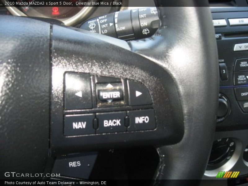 Celestial Blue Mica / Black 2010 Mazda MAZDA3 s Sport 5 Door