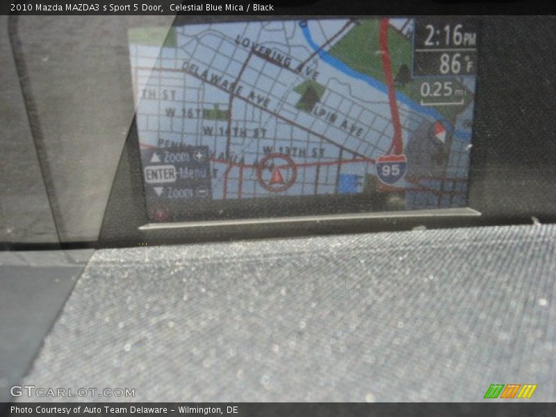 Celestial Blue Mica / Black 2010 Mazda MAZDA3 s Sport 5 Door