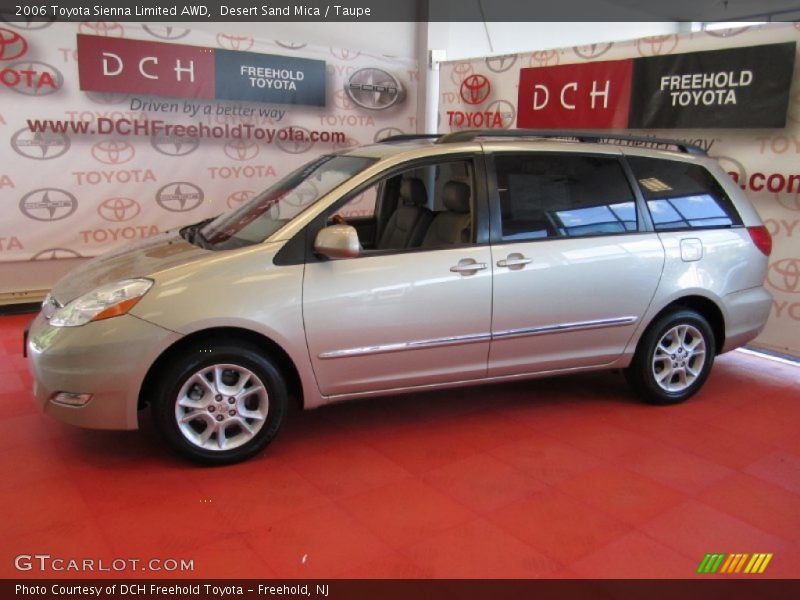 Desert Sand Mica / Taupe 2006 Toyota Sienna Limited AWD