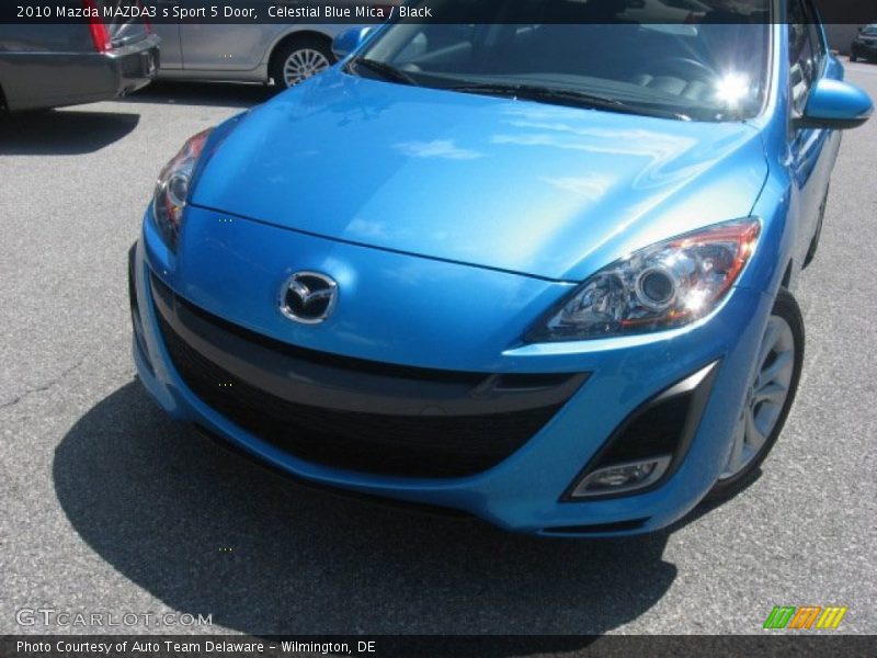Celestial Blue Mica / Black 2010 Mazda MAZDA3 s Sport 5 Door