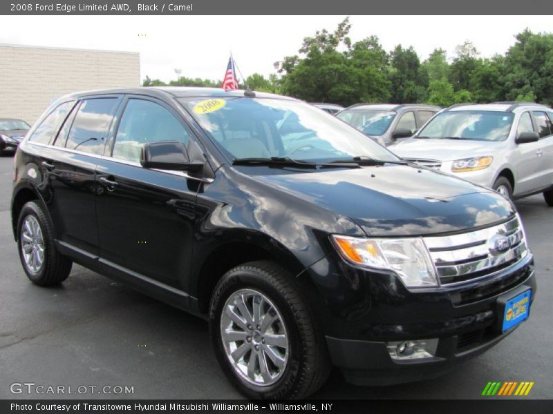 Black / Camel 2008 Ford Edge Limited AWD