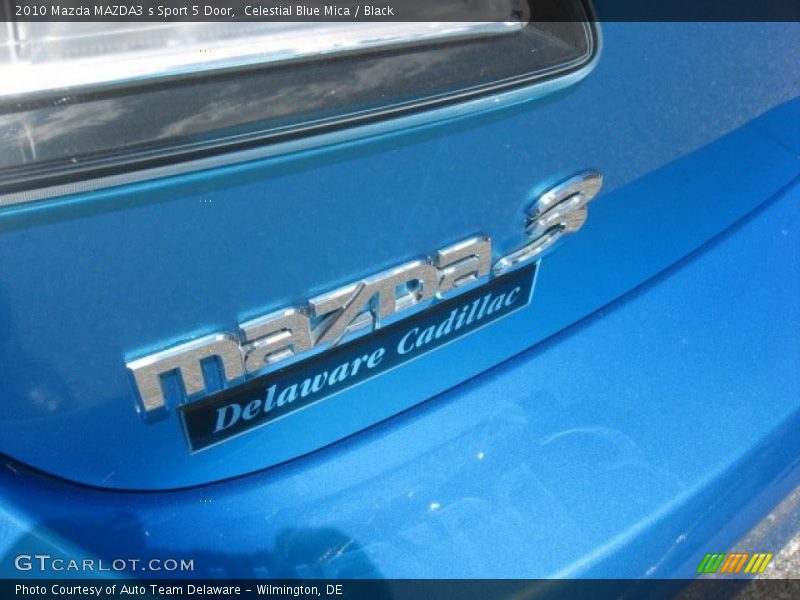 Celestial Blue Mica / Black 2010 Mazda MAZDA3 s Sport 5 Door