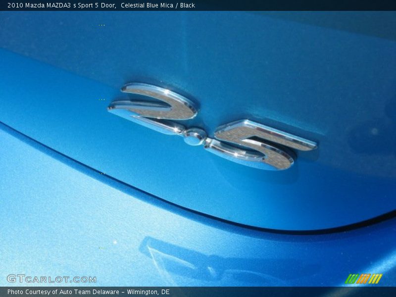 Celestial Blue Mica / Black 2010 Mazda MAZDA3 s Sport 5 Door