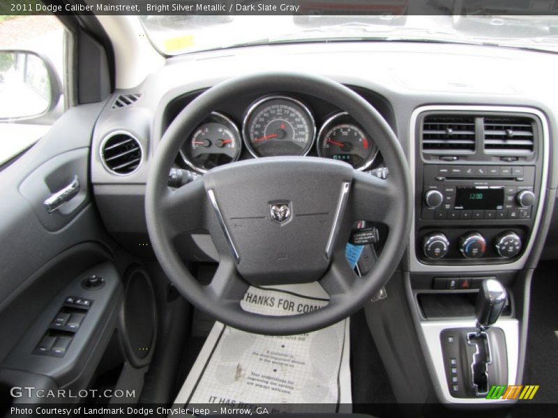 Bright Silver Metallic / Dark Slate Gray 2011 Dodge Caliber Mainstreet