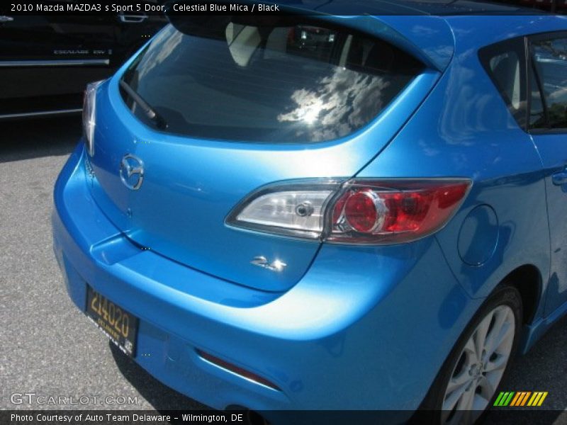 Celestial Blue Mica / Black 2010 Mazda MAZDA3 s Sport 5 Door