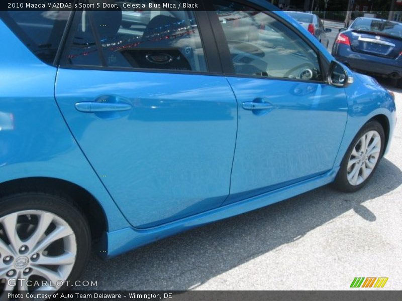 Celestial Blue Mica / Black 2010 Mazda MAZDA3 s Sport 5 Door