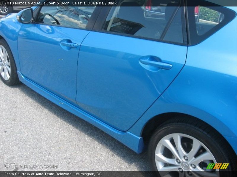 Celestial Blue Mica / Black 2010 Mazda MAZDA3 s Sport 5 Door