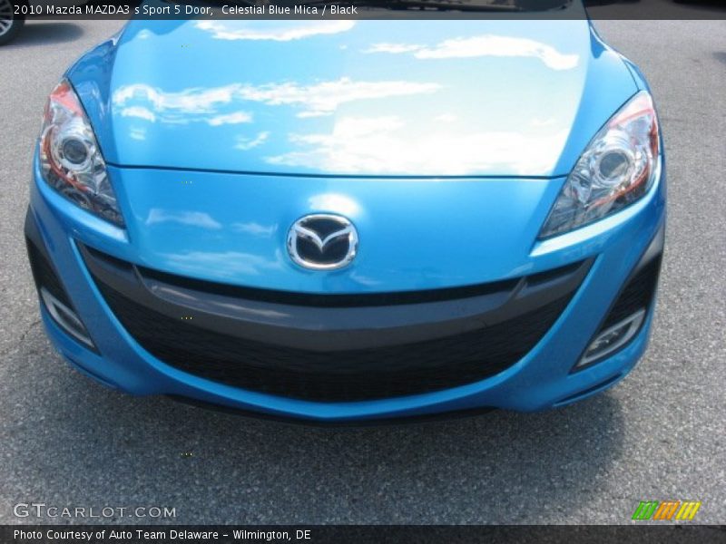 Celestial Blue Mica / Black 2010 Mazda MAZDA3 s Sport 5 Door