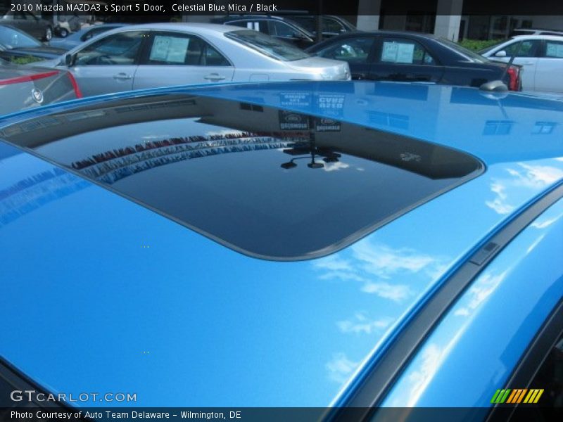 Celestial Blue Mica / Black 2010 Mazda MAZDA3 s Sport 5 Door
