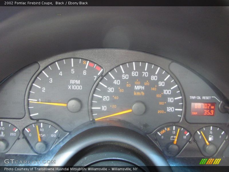  2002 Firebird Coupe Coupe Gauges