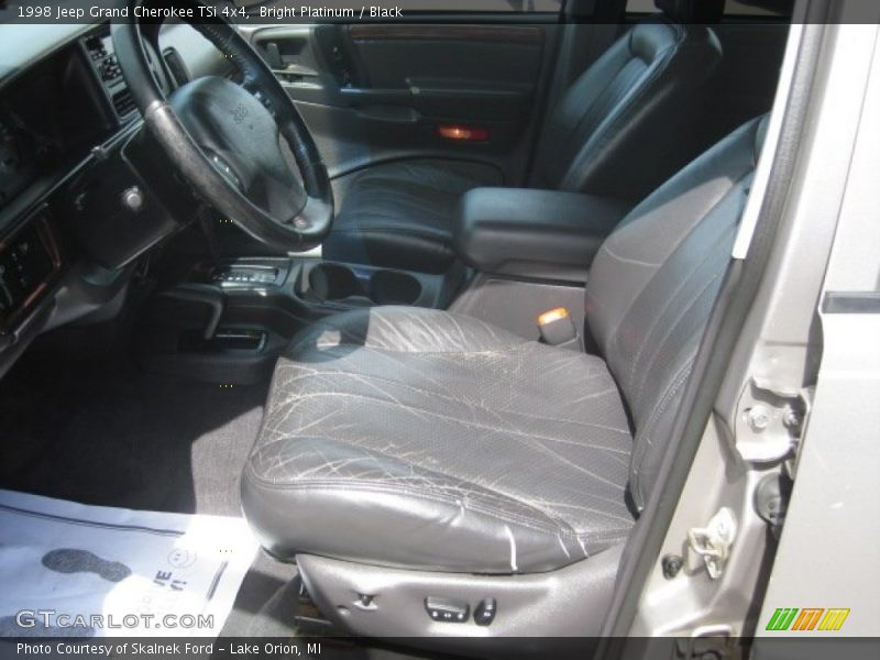 Bright Platinum / Black 1998 Jeep Grand Cherokee TSi 4x4